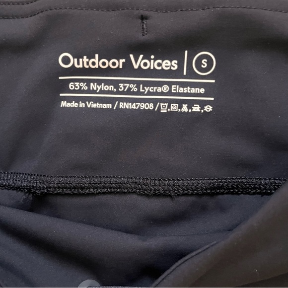 Outdoor Voices Zoom 21” Crop 1/2 Workout Gym Yoga Pant - Picture 6 of 6